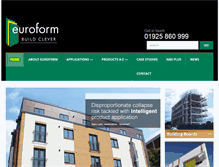 Tablet Screenshot of euroform.co.uk